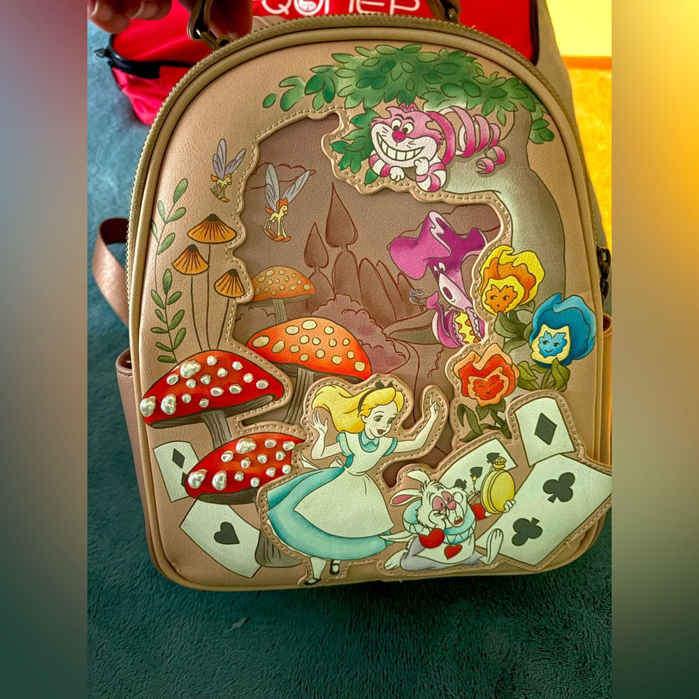 Alice in Wonderland Themed Backpack